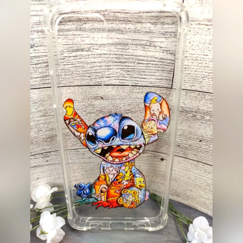 Disney Stitch Ultra Clear Case  Protective Silicone For Google Pixel 5A